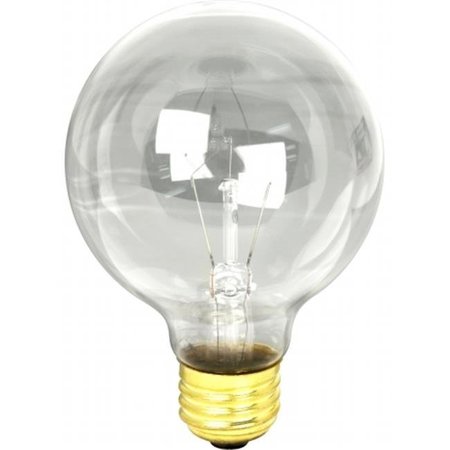 FEIT ELECTRIC Feit 40 Watt Clear Bath & Vanity Globe Light Bulb  40G25 40G25